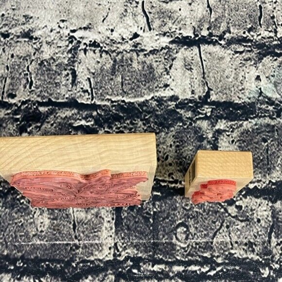 PSX K-1696 F-970 Mounted Rubber Stamps Butterflies, Roses and Cabbage Roses - Picture 6 of 11